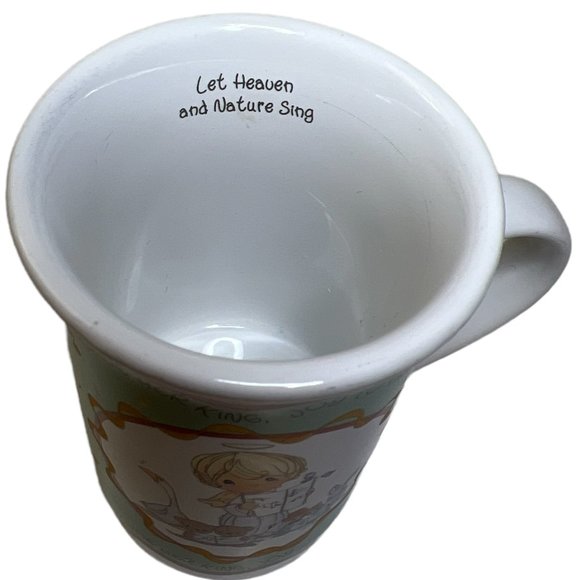 Vintage 1994 Precious Moments Joy To the World Coffee Mug Collectible - Picture 5 of 6